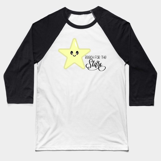 Reach for the Stars Baseball T-Shirt by Kelly Gigi